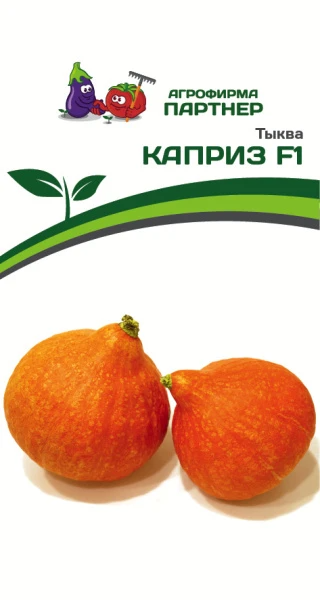 Партнер Тыква КАПРИЗ F1 ^(5шт), изображение 0
